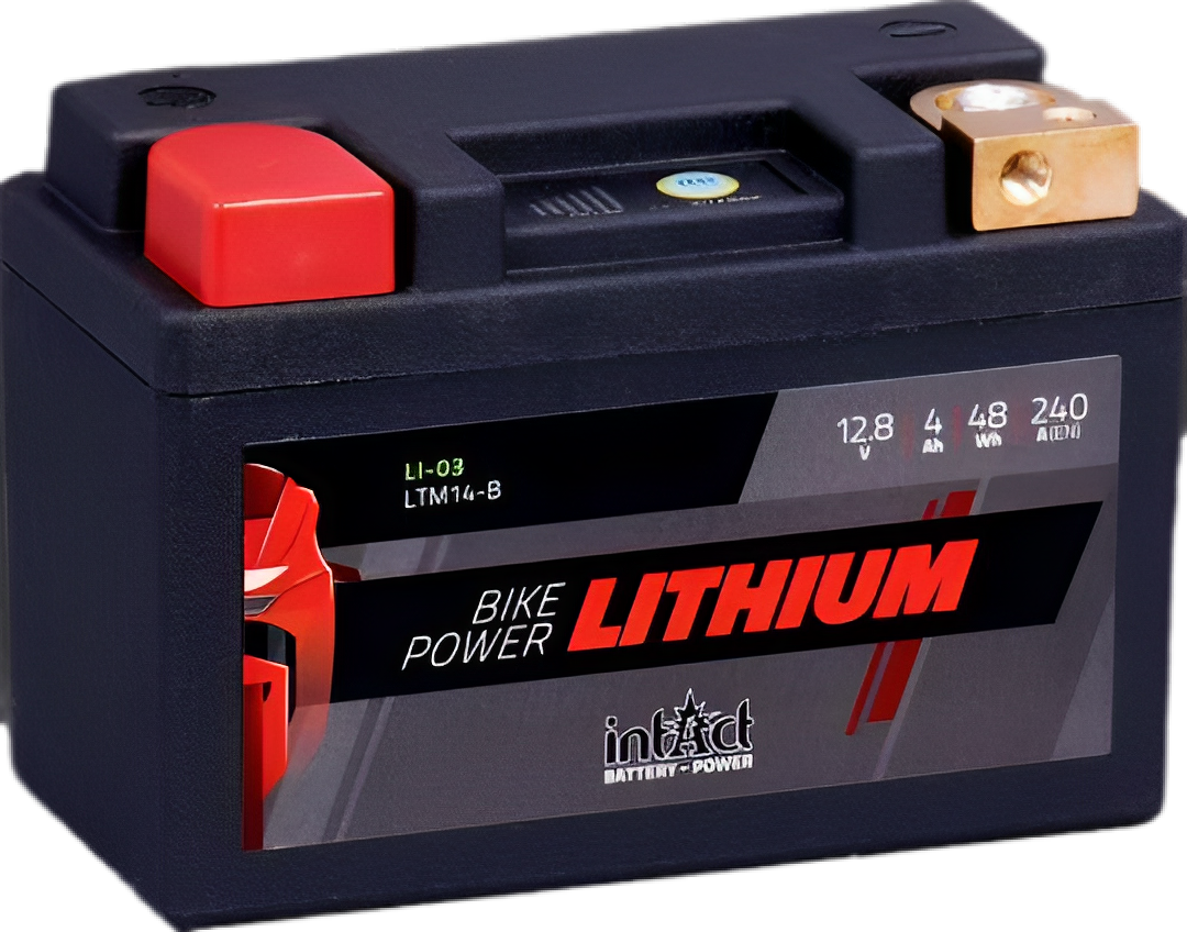Intact LI-03 Bike-Power Lithium 4Ah motorcycle battery LTM14-B